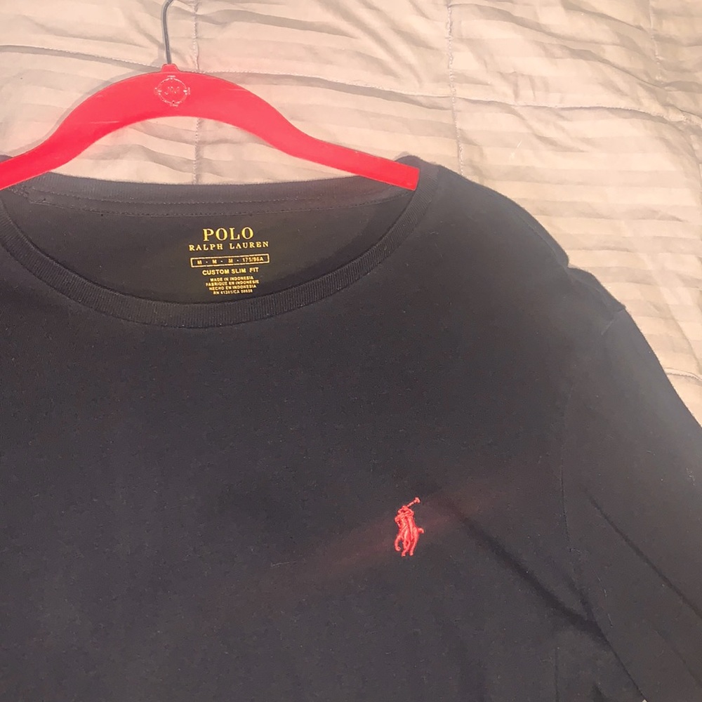Polo-Ralph Lauren (Black) Long Sleeve Tee M